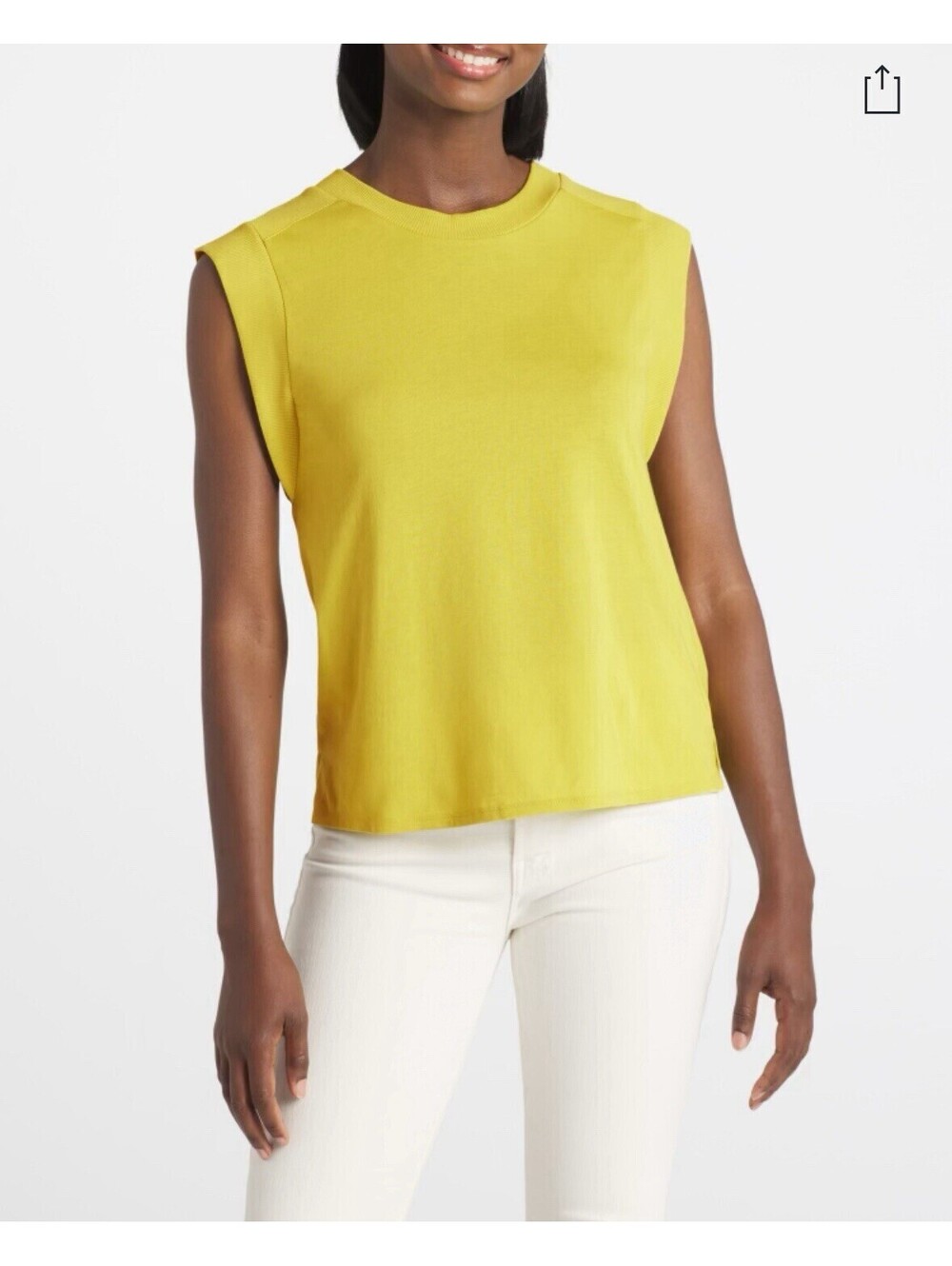 Stitch Fix Nine Britton Kiesha Short Sleeve Knit Top Citrus Green XXL 2XL NWT